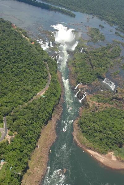 stock image Iguasu waterfalls bird's eye view
