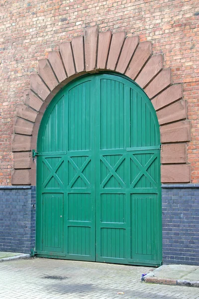 Big Green Door — Stock Photo, Image