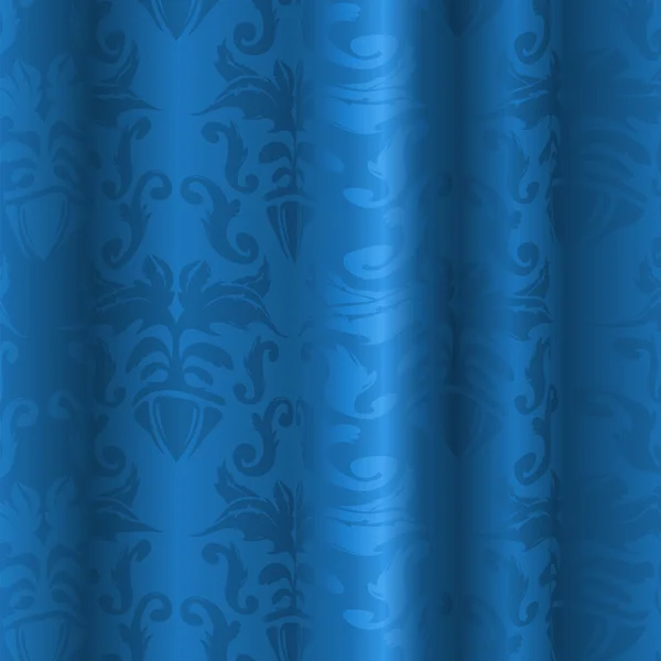 蓝色丝绸图案 — 图库矢量图片