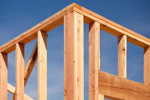 New Residential Home Construction Frame — Stock Photo, Image