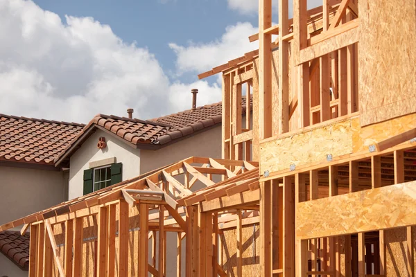 New Home Construction Framing — Stock Photo, Image