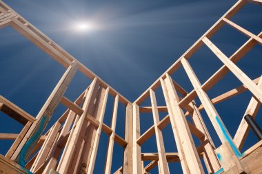 New Construction Framing Abstract clipart