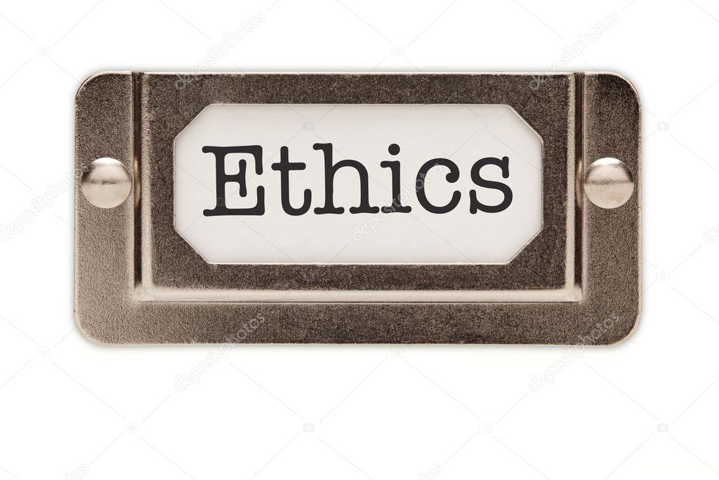 Ethics File Drawer Label