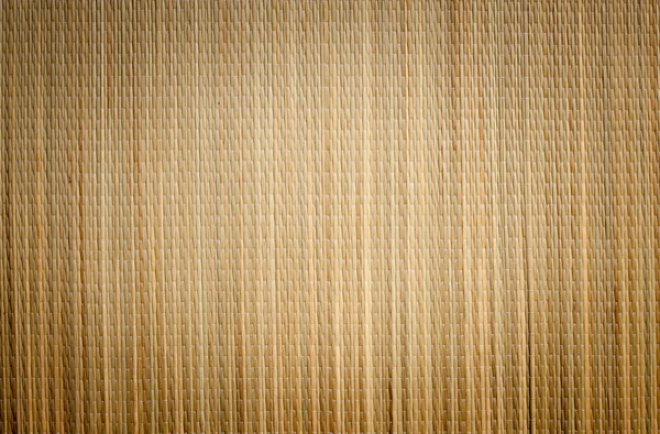 Bamboe mat achtergrond met vignet — Stockfoto