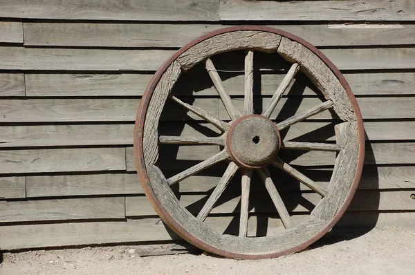 stock image Old wooden wheel