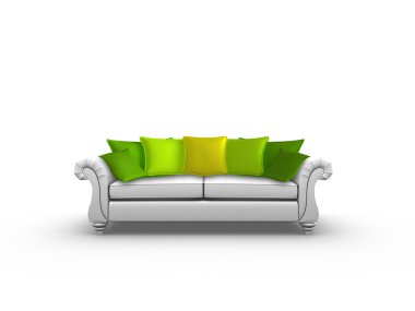 Green Cushions clipart