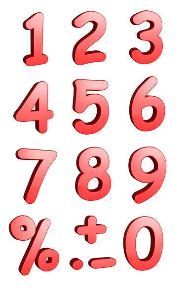 Stock image 3d Numbers