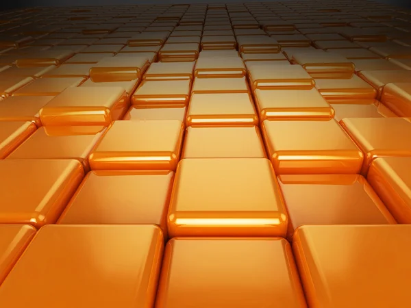 Cubos de laranja — Fotografia de Stock
