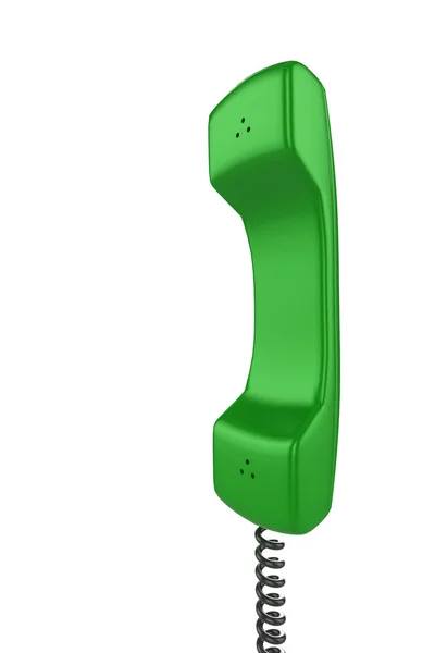 Zelený telefon — Stock fotografie