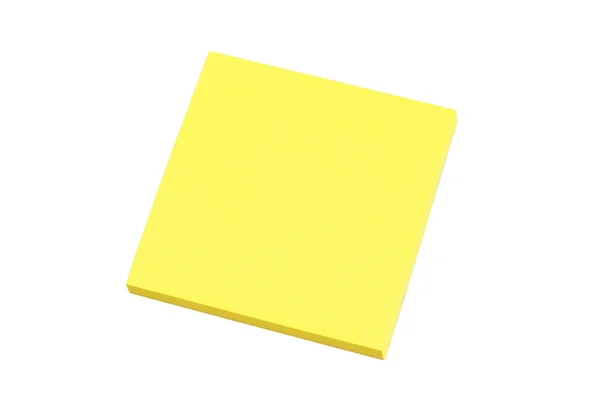 Notas amarelas pegajosas — Fotografia de Stock