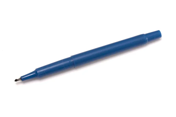Caneta marcador azul — Fotografia de Stock