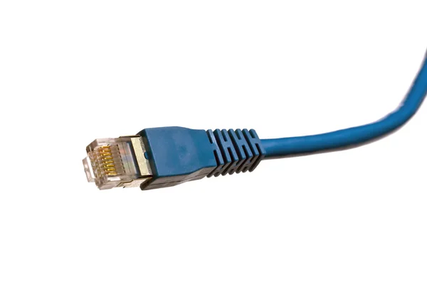 Kabel sieciowy niebieski — Zdjęcie stockowe
