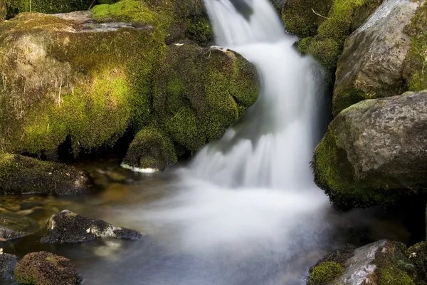 Acqua che scorre dalla montagna — Foto Stock