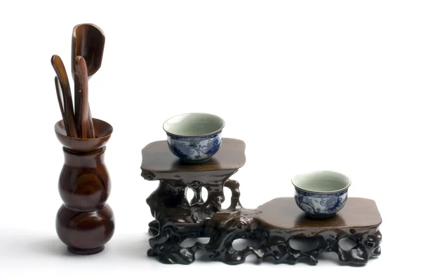 Tea set and tools — Stock Photo, Image