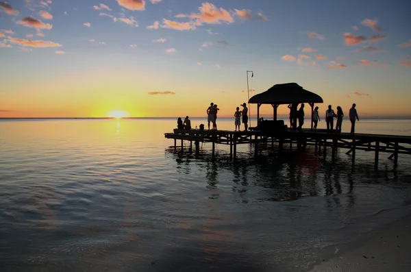 Mauritius tramonto — Foto Stock