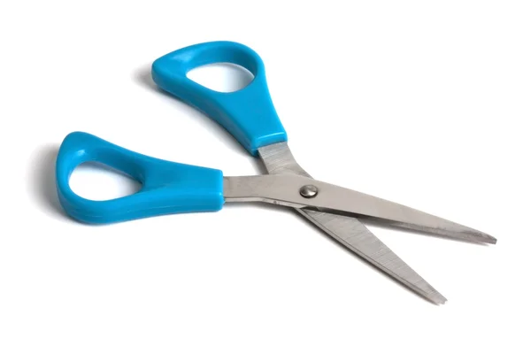 Blue scissors — Stock Photo, Image