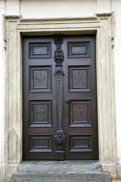Old pattern door — Stock Photo, Image