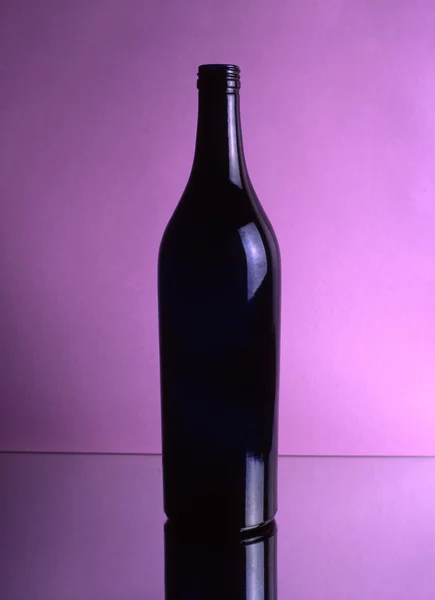 stock image Empty wine bottle