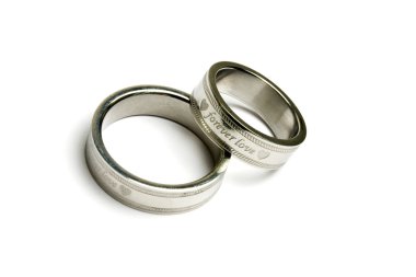 Wedding rings clipart