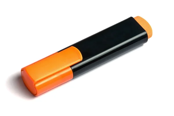 Marcador / iluminador laranja — Fotografia de Stock