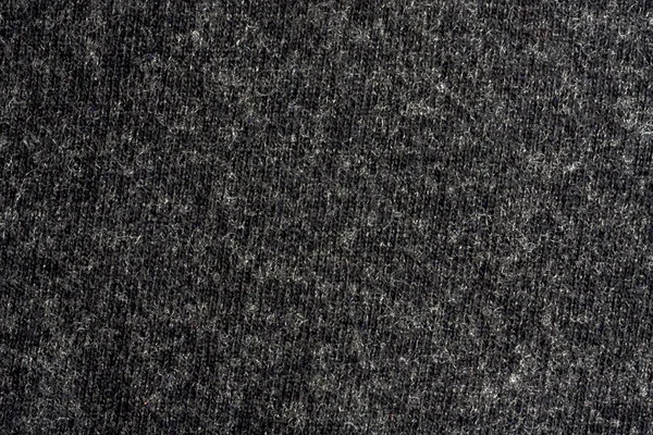 Fundo textura lã preta — Fotografia de Stock