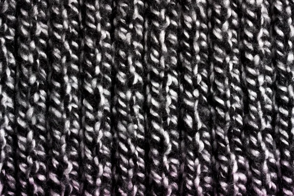Černý svetr textura — Stock fotografie