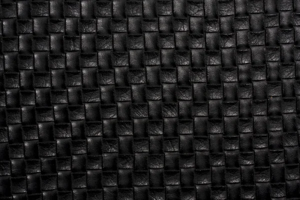 검은 가죽 백그라운드 — 스톡 사진