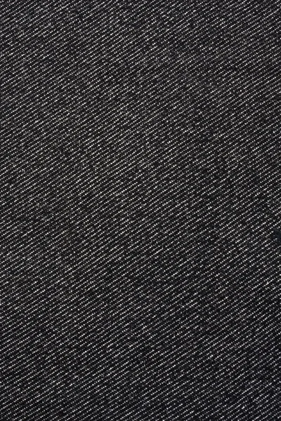 Textur der schwarzen Jeans Stoff Hintergrund — Stockfoto