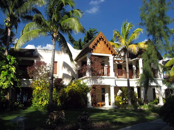 Dům exotická dovolená na Mauriciu — Stock fotografie