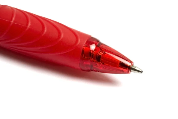 Red pen closeup — Stock Photo, Image