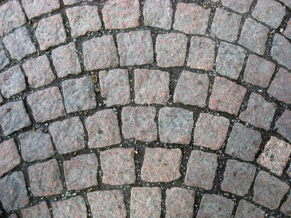 Pequena estrada estrutura de pedra — Fotografia de Stock
