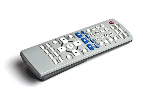 TV controle remoto isolado no branco — Fotografia de Stock