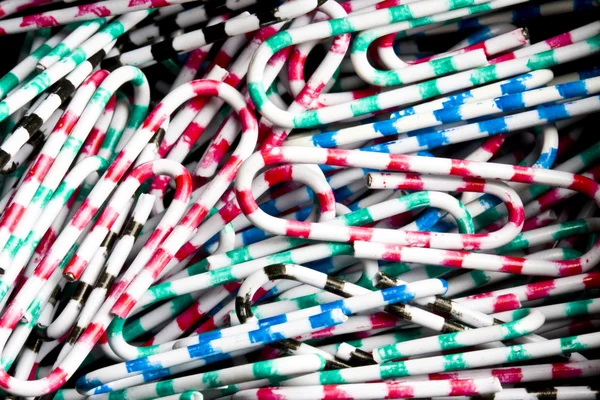 Colourful paperclips — Stock Photo, Image