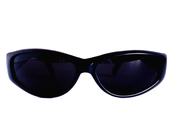 Чорні сонцезахисні окуляри ізольовані на білому — стокове фото