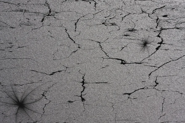 stock image Gray metal cracks backgrounds