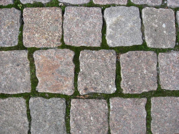 质地的小石头结构道路 — 图库照片