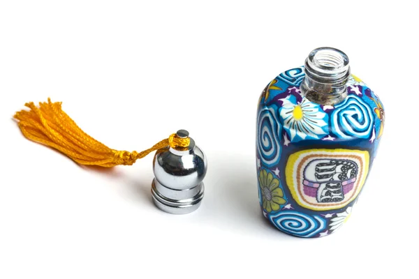 Krásné klasické abra styl parfémy láhev — Stock fotografie