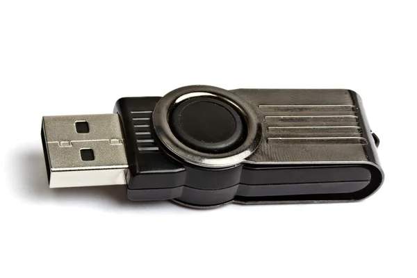 Memoria USB aislada en blanco — Foto de Stock