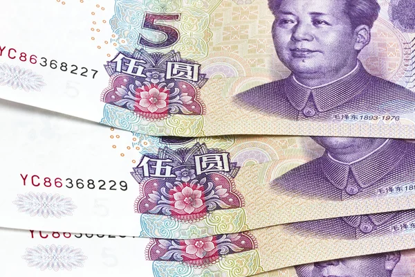 Bakgrund av kinesiska pengar — Stockfoto