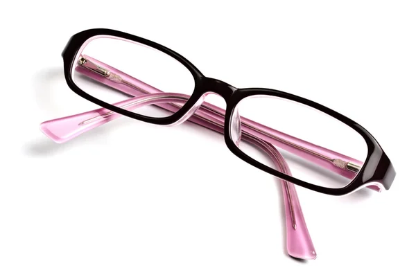 Schöne Gläser isoliert auf weiß — Stockfoto