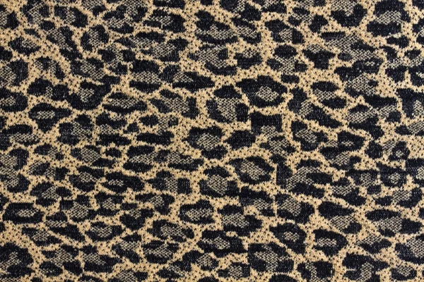 Leopardskin パターンのファブリックの背景 — ストック写真