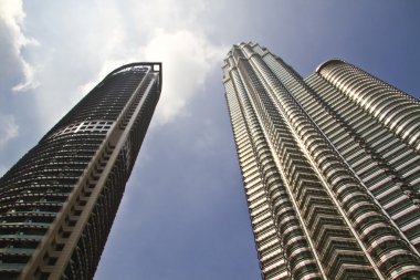 Modern skyscraper buildings in Malaysia