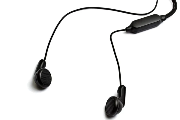 Słuchawki izolowane na białym — Zdjęcie stockowe
