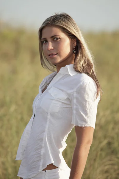 stock image Woman in a nature setting