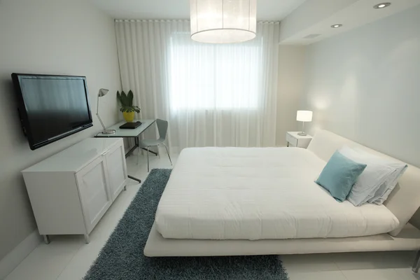Görüntü modern yatak odası — Stok fotoğraf