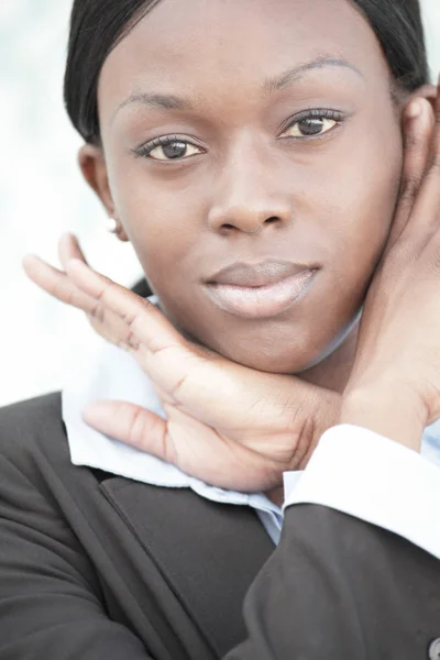 Headshot of a young businesswoman — Stock Photo, Image