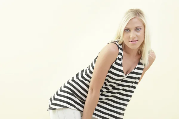 Sexy blond model — Stock Photo, Image