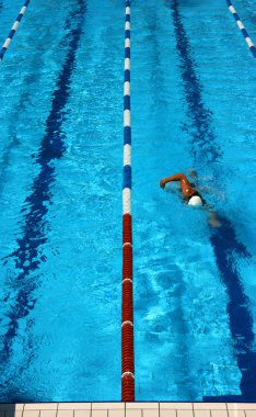 Pool lane vertical clipart