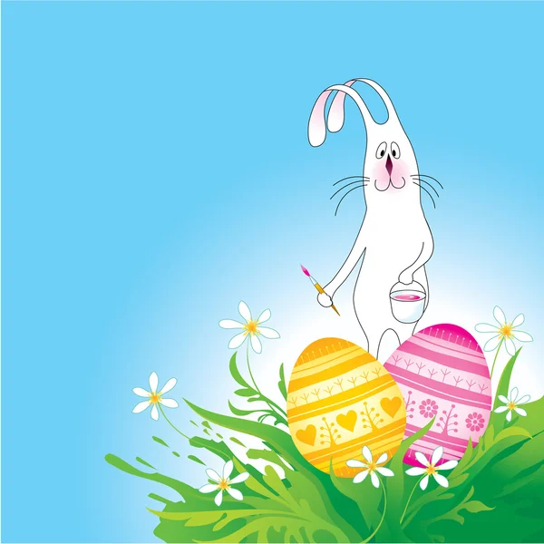Velikonoční králík — Stockový vektor