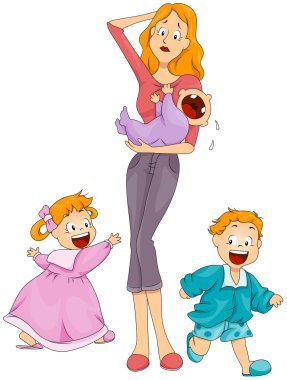 Babysitter clipart